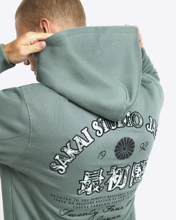 River Island Regular Fit Graphic Print Hoodie< Hoodies & Sweatshirts