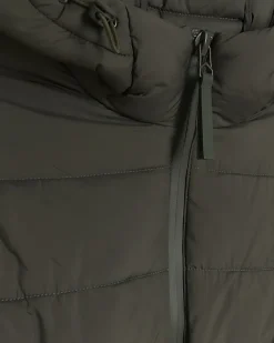 River Island regular fit hooded puffer jacket< Essentials