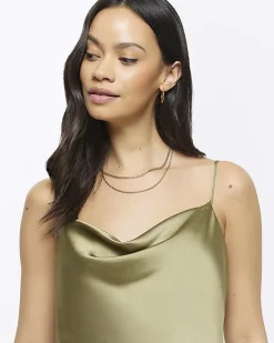 River Island satin cowl neck cami top< Co-ord Sets