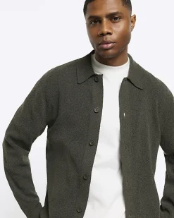 River Island slim fit boucle knit cardigan< Jumpers & Cardigans