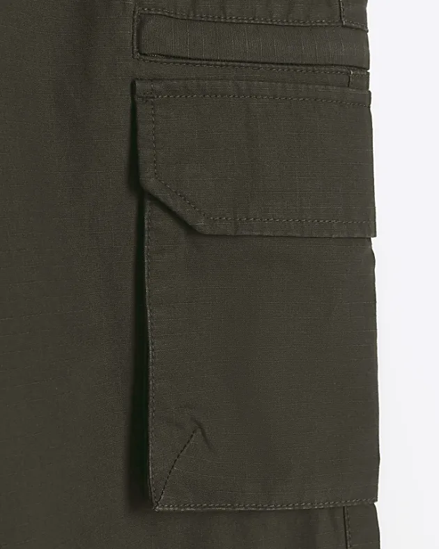 River Island slim fit ripstop cargo trousers< Trousers