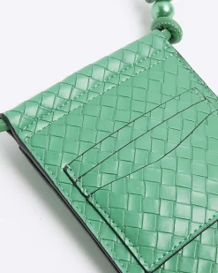 River Island weave phone cross body bag< Bags, Purses & Luggage