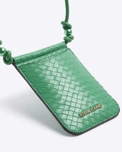 River Island weave phone cross body bag< Bags, Purses & Luggage