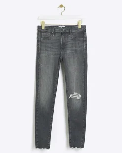 River Island high waisted bum sculpt ripped jeggings< Jeans