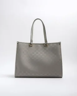 River Island jacquard monogram shopper bag< Bags, Purses & Luggage