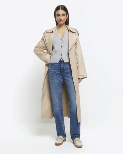 River Island knit button up waistcoat< Coats & Jackets