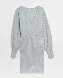 River Island knit long sleeve jumper mini dress< Dresses