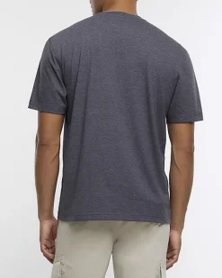 River Island marl regular fit t-shirt< Essentials