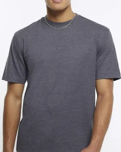 River Island marl regular fit t-shirt< Essentials