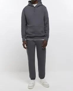 River Island regular fit cuffed joggers< Joggers