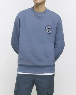River Island regular fit Japanese graphic sweatshirt< Hoodies & Sweatshirts