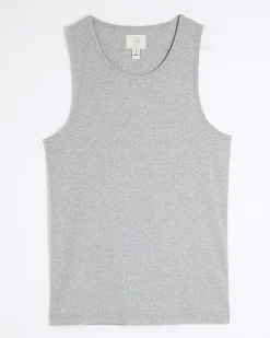 River Island regular fit rib vest< Essentials