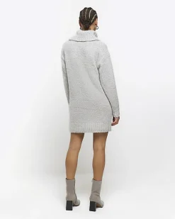 River Island roll neck jumper dress mini< Dresses