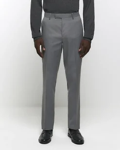 River Island skinny fit twill suit trousers< Suits