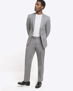 River Island skinny fit twill suit jacket< Suits