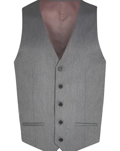 River Island Skinny fit twill suit waistcoat< Suits