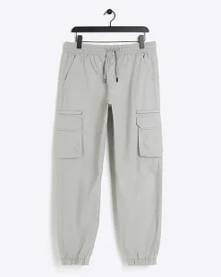 River Island slim fit ripstop cargo trousers< Trousers