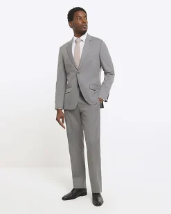 River Island Slim fit Twill Suit Jacket< Big & Tall