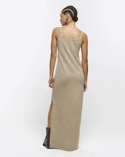 River Island split hem bodycon maxi dress< Dresses