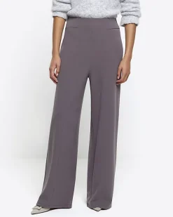 River Island stitched wide leg trousers< Trousers
