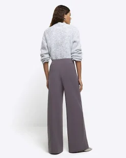 River Island stitched wide leg trousers< Trousers