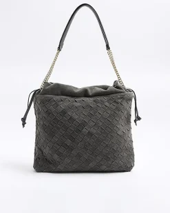 River Island suede weave slouch tote bag< Bags, Purses & Luggage