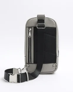River Island textured cross body bag< Bags
