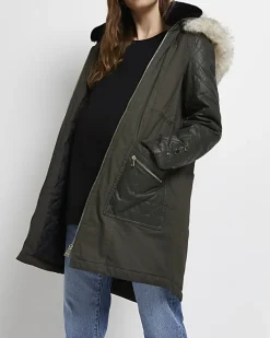 River Island 3 in 1 maternity hooded parka coat< Maternity