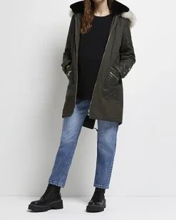 River Island 3 in 1 maternity hooded parka coat< Maternity