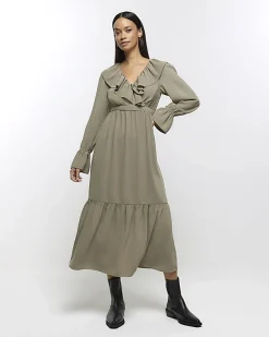 River Island frill swing maxi dress< Dresses