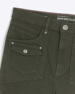 River Island high waisted skinny cargo jeans< Jeans
