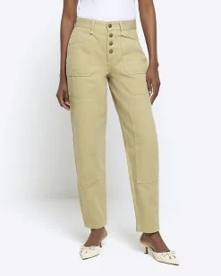 River Island high waisted tapered jeans< Jeans