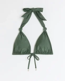 River Island knot triangle bikini top< Swimwear & Beachwear