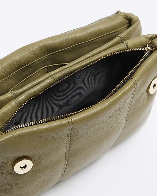 River Island leather quilted cross body bag< Bags, Purses & Luggage