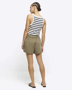 River Island lyocell drawstring shorts< Shorts