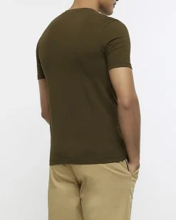 River Island muscle fit t-shirt< Essentials