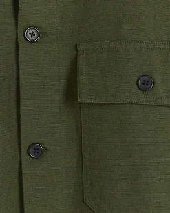 River Island regular fit linen blend smart overshirt< Shirts