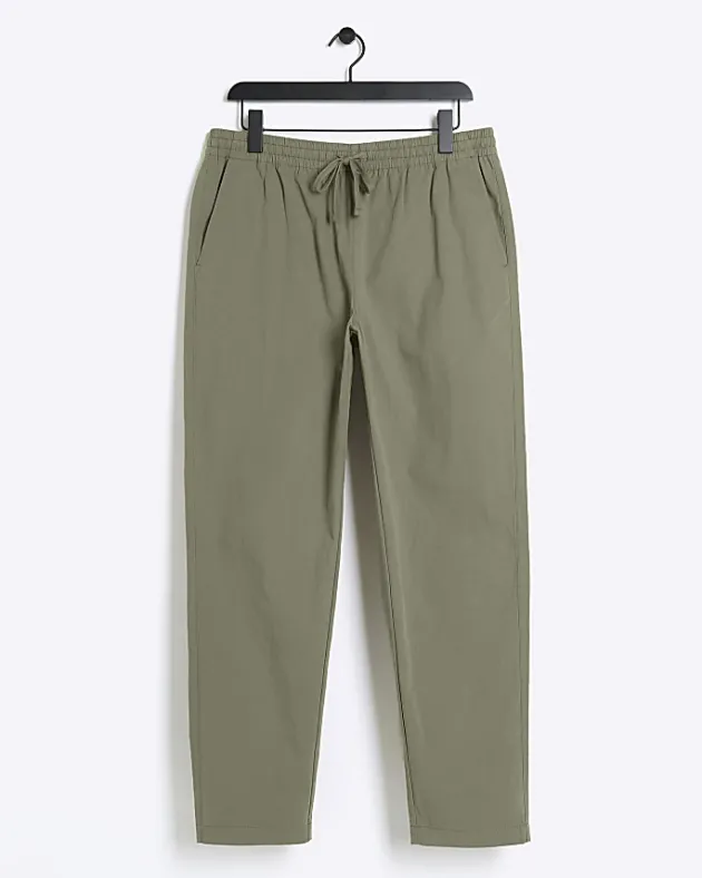 River Island regular fit pull on trousers< Trousers