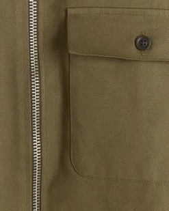 River Island regular fit zip up overshirt< Shirts