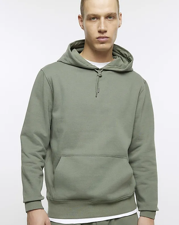 River Island slim fit plain hoodie< Matching Sets