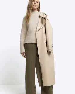 River Island stitched wide leg trousers< Trousers
