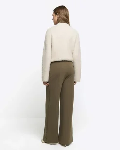 River Island stitched wide leg trousers< Trousers