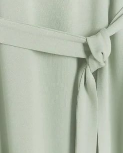 River Island Light tie waist sweatshirt midi dress< Dresses