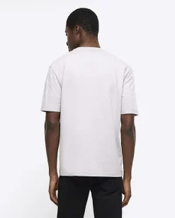 River Island Light regular fit t-shirt< Essentials