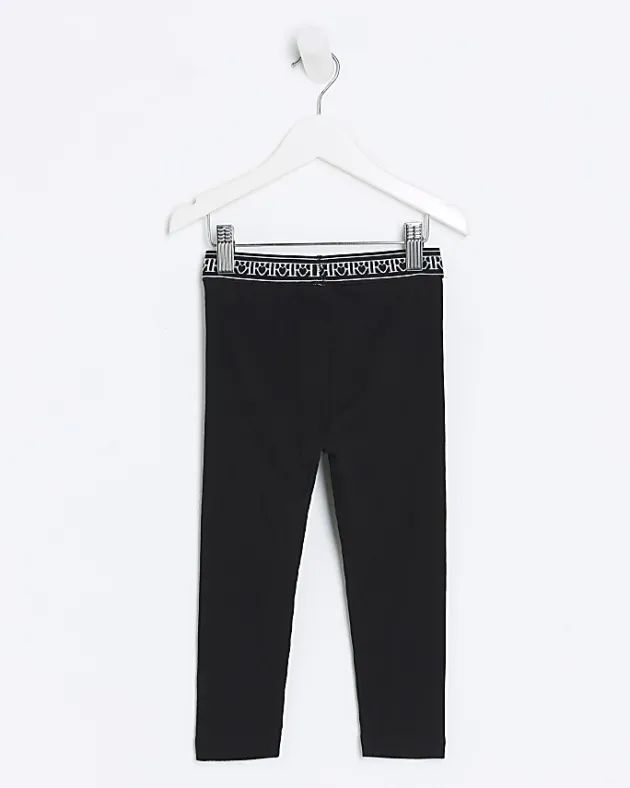 River Island Mini girls RI rib leggings< 6 Mths - 2 Yrs