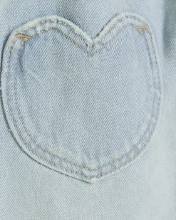 River Island Mini girls heart pocket paperbag jeans< 3 - 5 Yrs