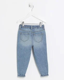 River Island Mini girls mom jeans< 3 - 5 Yrs