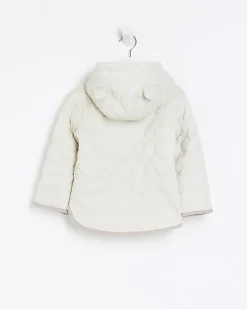 River Island Mini girls heart padded jacket< 3 - 5 Yrs