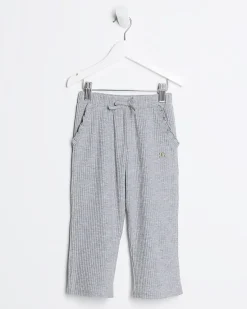 River Island Mini girls rib wide leg joggers< 3 - 5 Yrs
