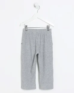 River Island Mini girls rib wide leg joggers< 3 - 5 Yrs
